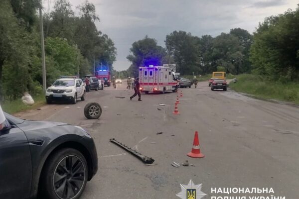 Під Києвом п’яний водій вчинив потрійну ДТП, у якій загинув чоловік