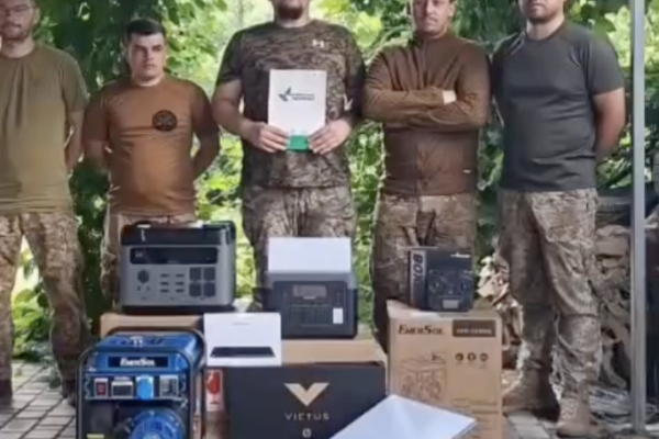 Бучанська громада передала обладнання для 58-ї мотопіхотної бригади