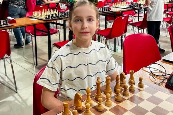 Броварська шахістка Кароліна Брюхович стала чемпіонкою Європи серед дівчат до 8 років