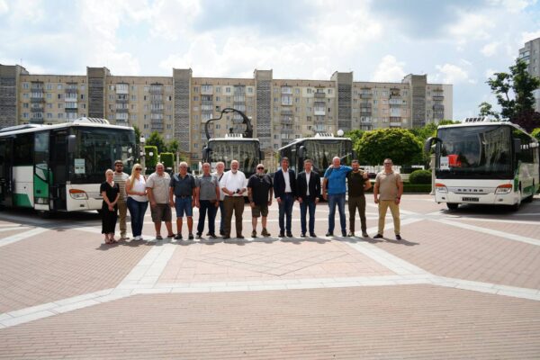 Ірпінь отримав чотири пасажирські автобуси від німецького міста-побратима Борни