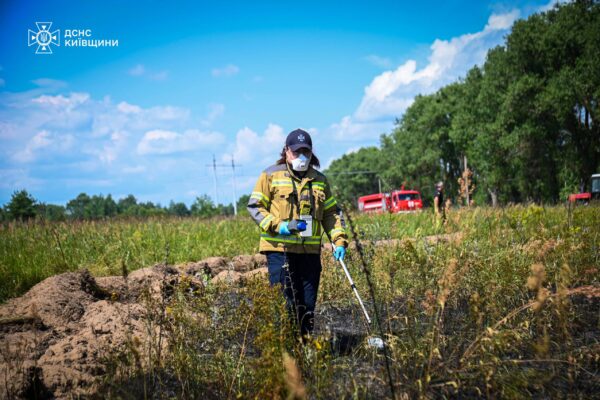 У зоні відчуження ДСНС ліквідувала пожежу лісової підстилки