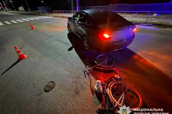 В Узині водій Hyundai збив велосипедистку