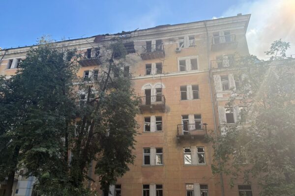Росія вдарила по Національному університету харчових технологій у Києві (ФОТО)