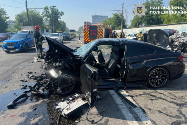 Удвічі перевищив швидкість і зіткнувся з 4 авто: У Києві судитимуть водія BMW