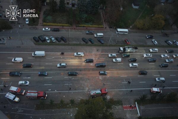 У ДСНС показали наслідки ранкової атаки на Київ